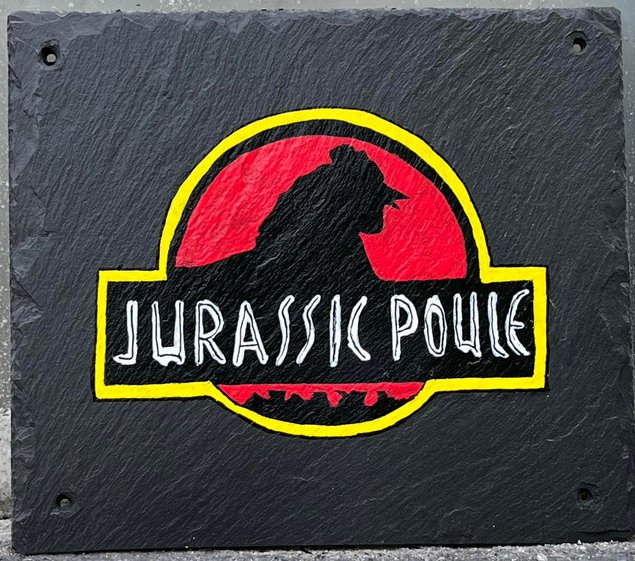 Ardoise Jurassic Poule