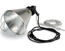 Lot de 6 lampe chauffante galva pour poussins, neuf, déstockage d'usine.