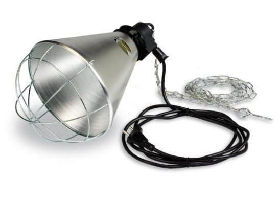 Lot de 6 lampe chauffante galva pour poussins, neuf, déstockage d'usine.