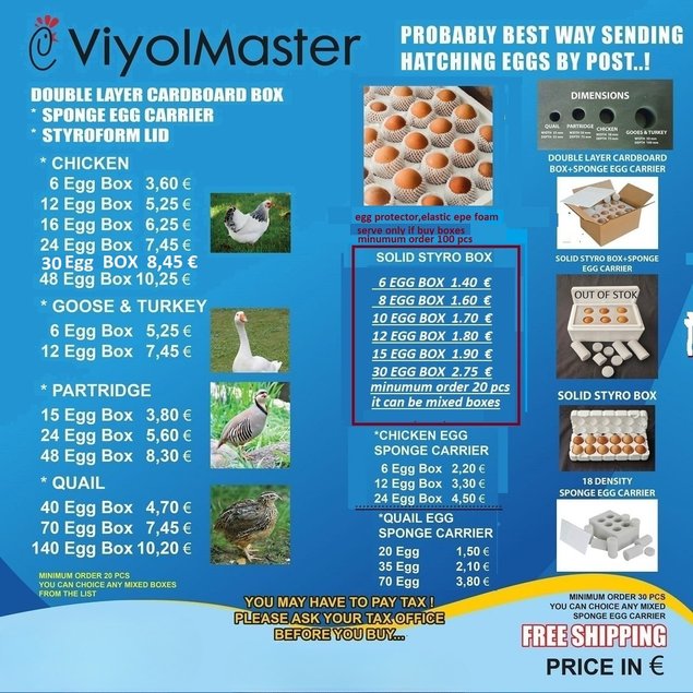 LA ROLLS Des Ovopack! Mousse + Polystyrene Isolant (Mini 30 rolls Mix De Tailles Possibles!)