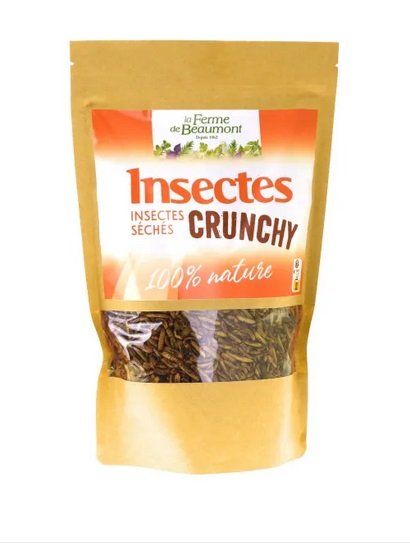 Insectes Séchés Crunchy 250G