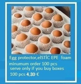 Protection pour oeufs - par 100 pièces