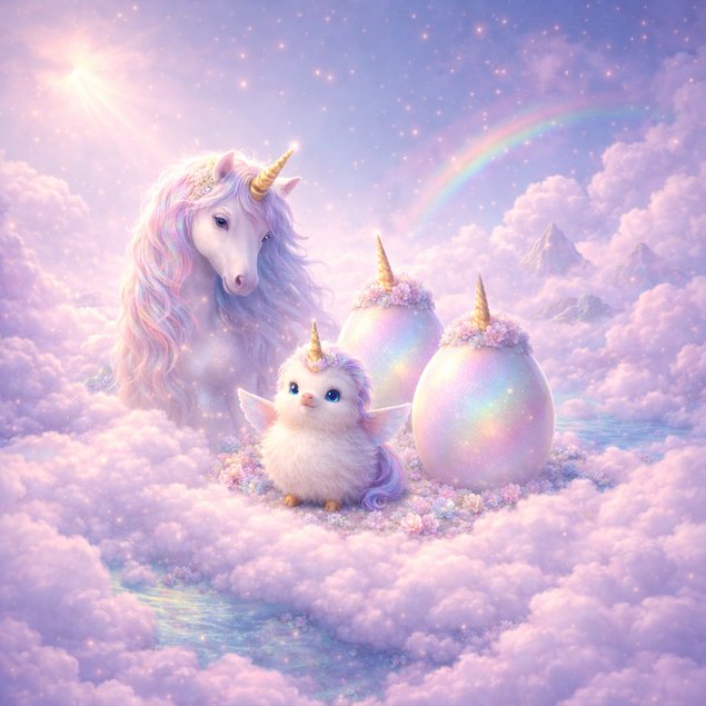 Œufs de licorne fécondés à couver – Série mythique | La Ferme Rétro